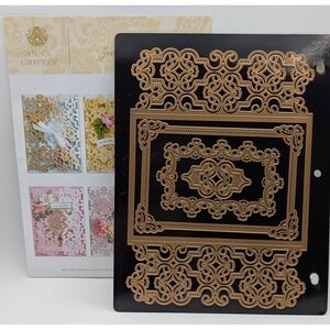 Anna Griffin GEO GATEFOLD JACKET Die Set cardmaking crafts paper